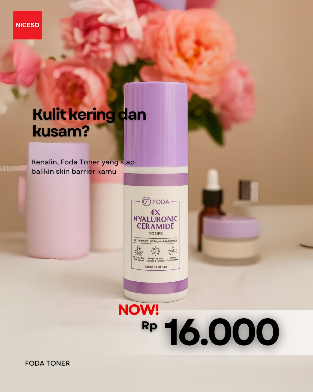 Foda 4X Hyaluronic Ceramide Toner